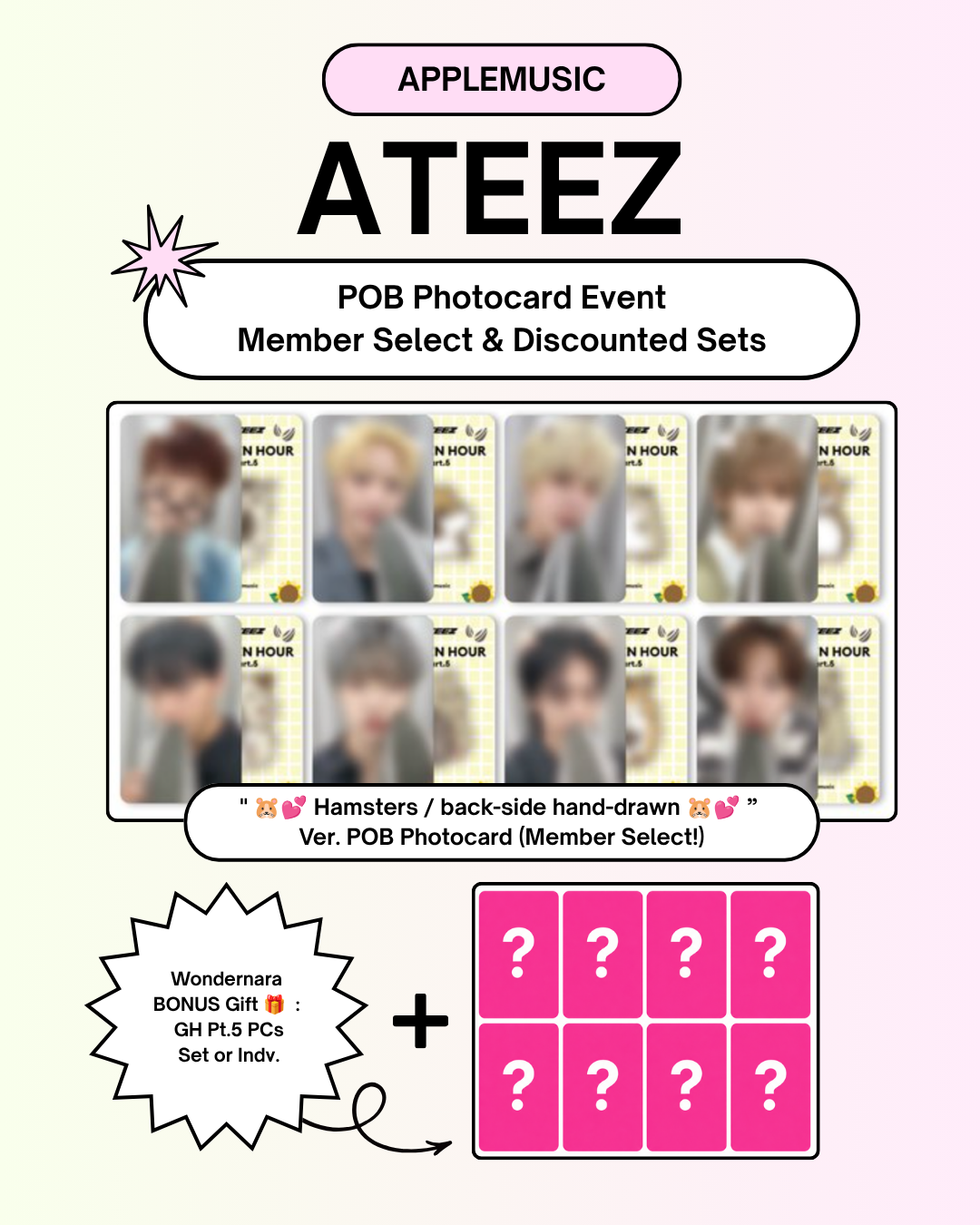 07/03 APPLEMUSIC MEMBER CLAIM POB + BONUS EVENT] ATEEZ – 14TH MINI