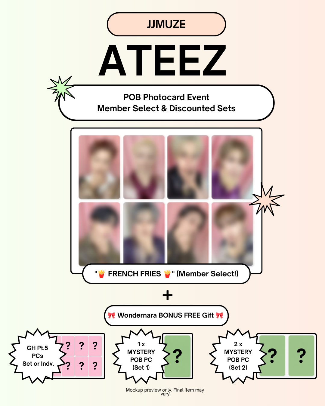 07/13 TICKETLINK MEMBER CLAIM POB + BONUS EVENT] ATEEZ – 14TH MINI