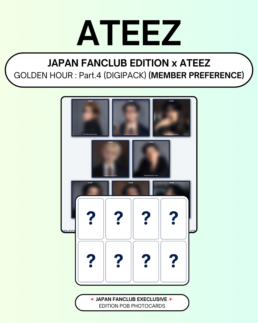 2/7 ATEEZ FANCLUB JAPAN PHOTOCARD EVENT] ATEEZ - 13TH MINI ALBUM