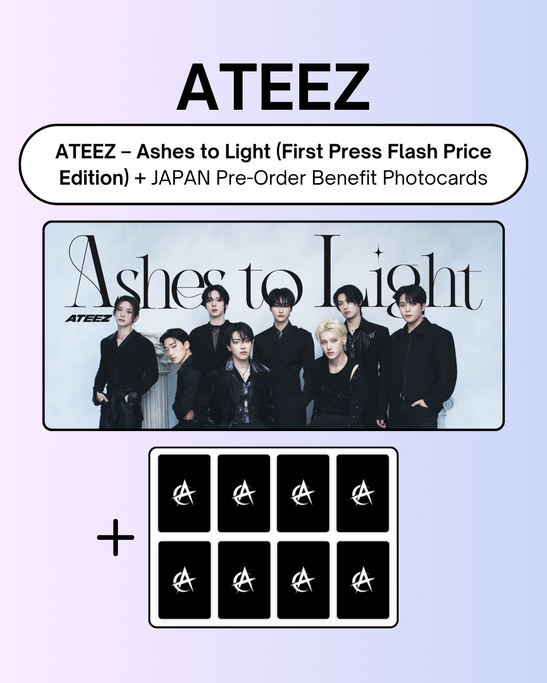 09/16 ATEEZ JAPAN] ATEEZ – Ashes to Light (First Press Flash Price