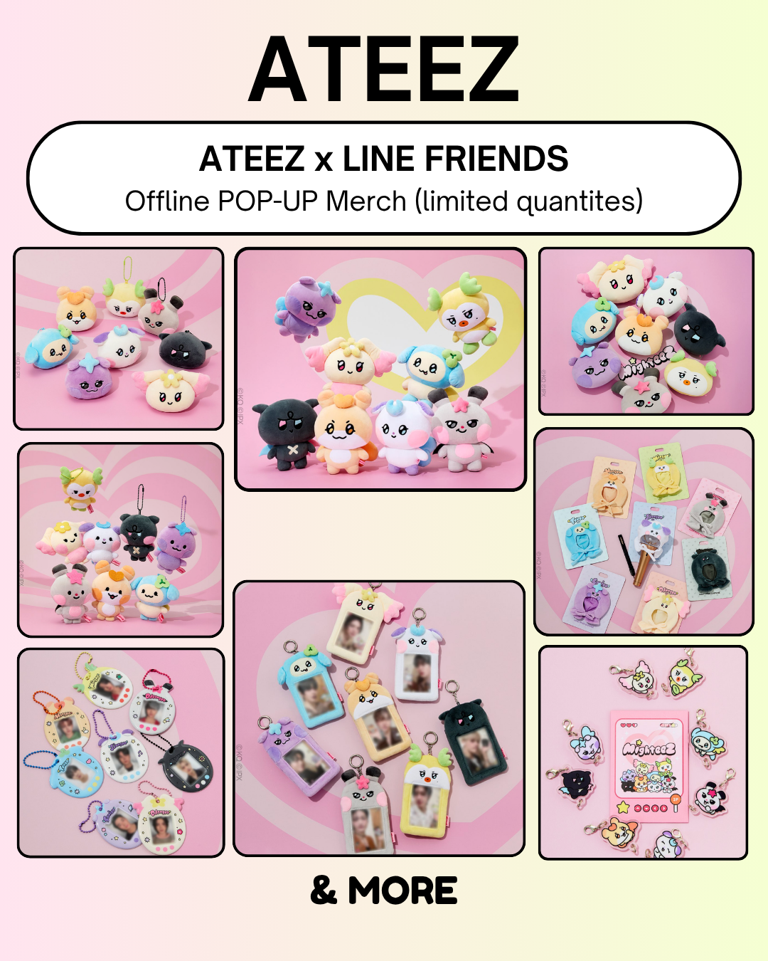 LINE FRIENDS x ATEEZ] MIGHTEEZ OFFLINE POP-UP MERCHANDISE