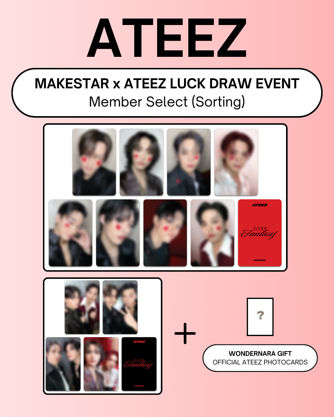 ateez in your fantasy makestar ラキドロ 20種 ATEEZ in your ateez in your fantasy makestar ラキドロ 20種 ATEEZ in your