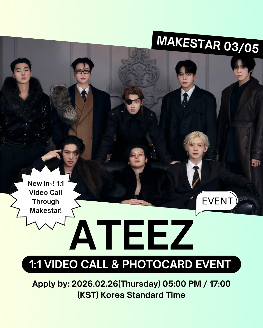 03/05 MAKESTAR 1:1 VIDEO CALL EVENT] ATEEZ – GOLDEN HOUR : Part.4