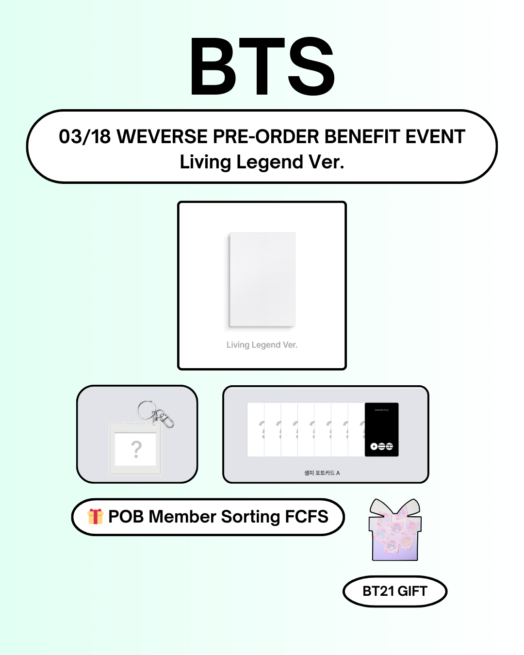 03/18 WEVERSE PRE-ORDER BENEFIT EVENT] BTS — 'ARIRANG' (Living
