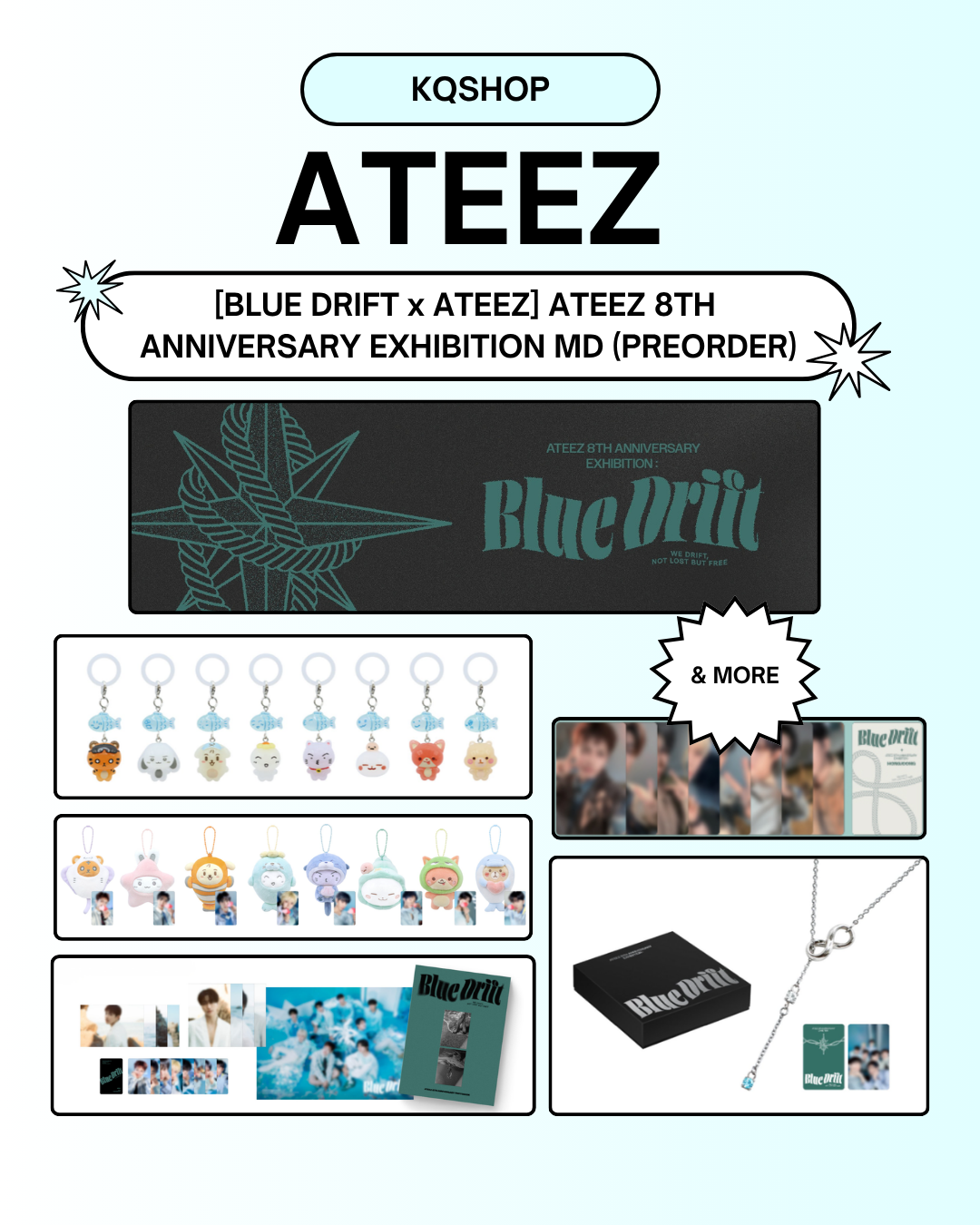 10/11 BLUE DRIFT x ATEEZ] ATEEZ 8TH ANNIVERSARY EXHIBITION POP-UP