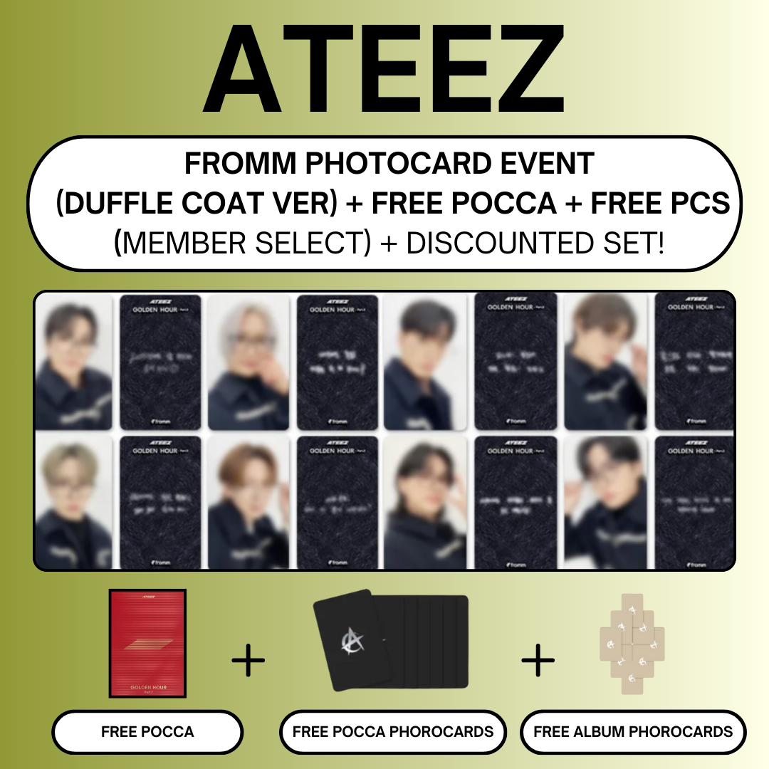 12/28 FROMM PHOTOCARD EVENT] ATEEZ - GOLDEN HOUR: Part.2 (PRE