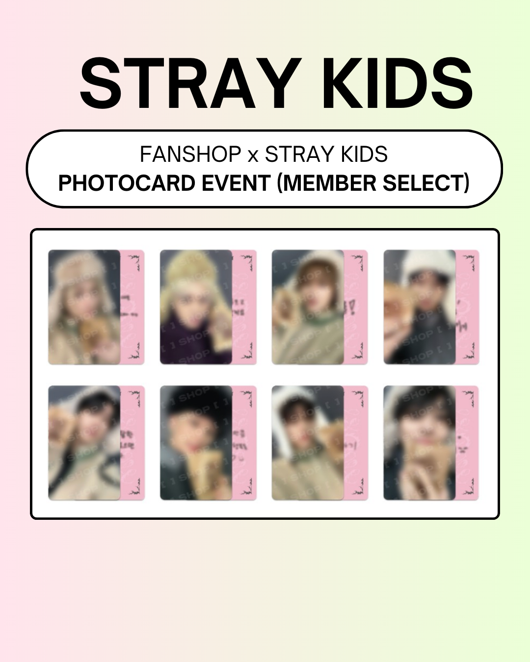 02/07 FANSHOP PHOTOCARD EVENT] STRAY KIDS - SKZ IT TAPE 'DO IT