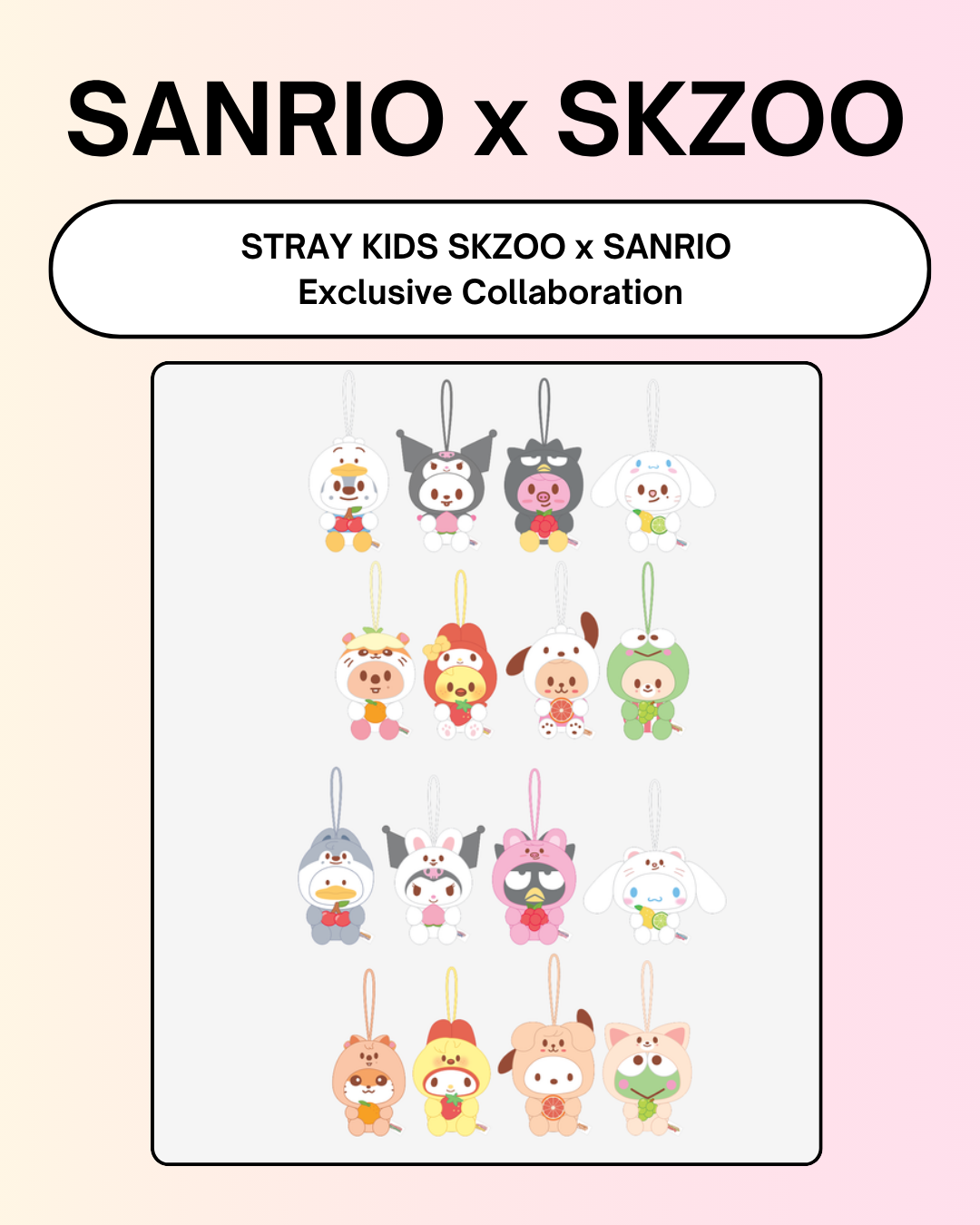 06/24 SKZOO x SANRIO CHARACTERS] Stray Kids - SCENT PLUSH (PRE