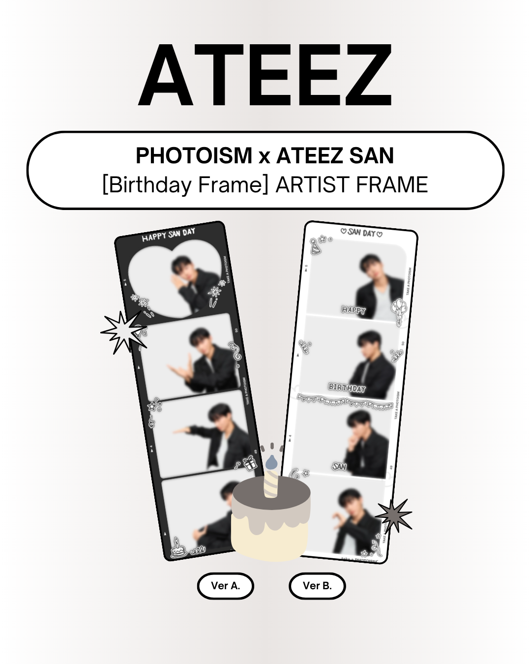 08/09 PHOTOISM X ATEEZ SAN Birthday Portrait] ARTIST PORTRAIT (Ver
