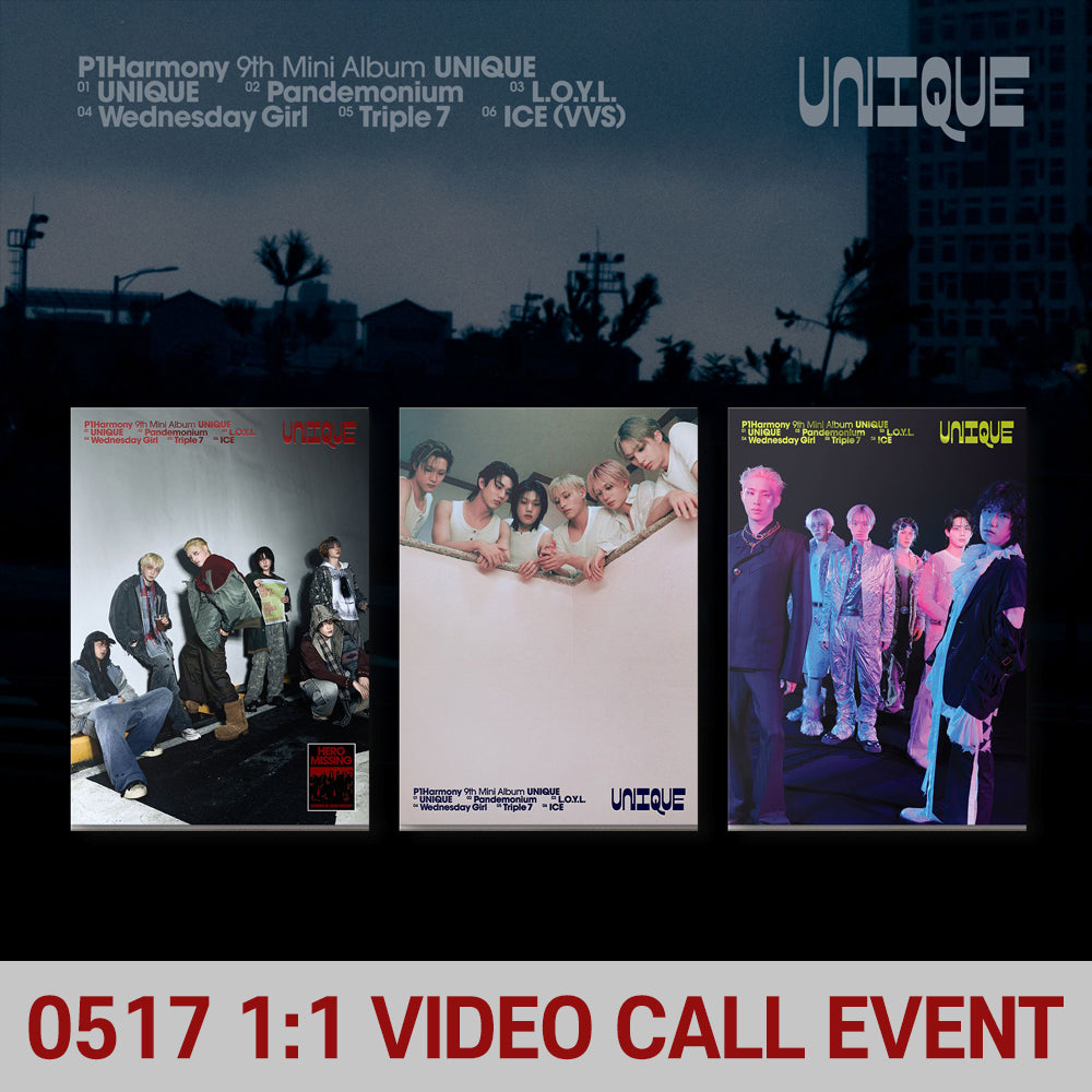 P1harmony UNIQUE WhosfanStore 特典 コンプリート P1Harmony - UNIQUE (Photobook ver.) – KeaPOP