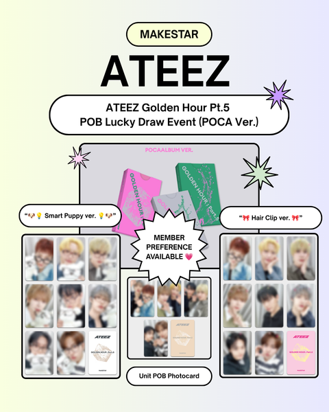 06/29 MAKESTAR PHOTOCARD EVENT] ATEEZ - 14TH MINI ALBUM [GOLDEN