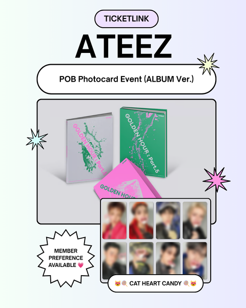 06/25 TICKETLINK PHOTOCARD EVENT] ATEEZ - 14TH MINI ALBUM [GOLDEN