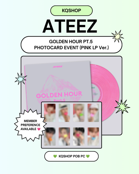 6/30 KQSHOP PHOTOCARD EVENT] ATEEZ - 14TH MINI ALBUM [GOLDEN HOUR