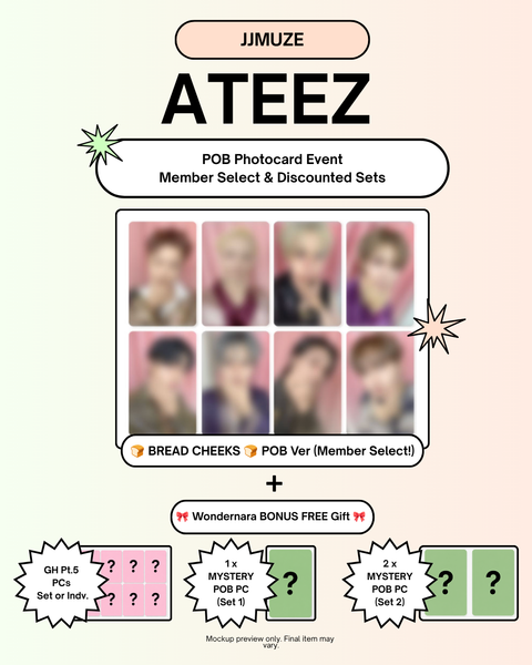 07/15 JJMUZE MEMBER CLAIM POB + BONUS EVENT] ATEEZ – 14TH MINI