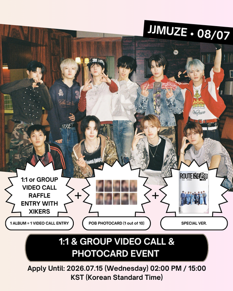 [08/07 JJMUZE 1:1 & GROUP RELAY VIDEO CALL EVENT] XIKERS - 7TH MINI ALBUM [ROUTE ZERO : The ORA] (SPECIAL VER.) (PREORDER)