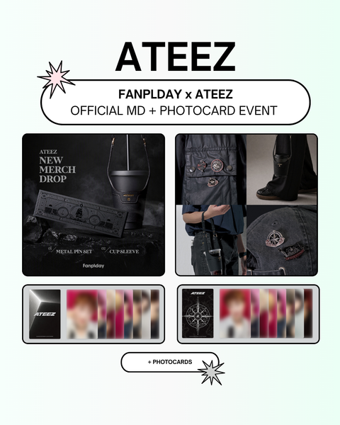 [08/17 FANPLDAY x ATEEZ] ATEEZ OFFICIAL MD + PHOTOCARD EVENT (PREORDER)