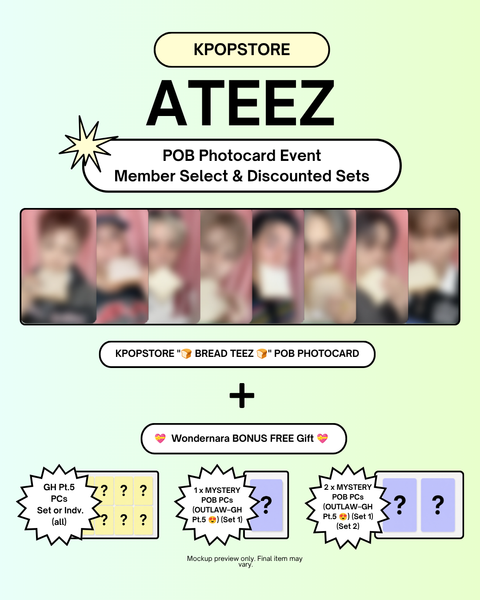 [09/16 KPOPSTORE MEMBER CLAIM POB + BONUS EVENT] ATEEZ – 14TH MINI ALBUM [GOLDEN HOUR : Part.5] (PRE-ORDER)