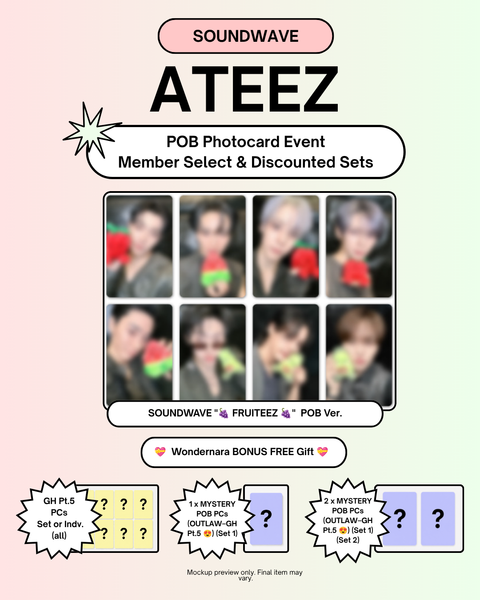 09/18 SOUNDWAVE MEMBER CLAIM POB + BONUS EVENT] ATEEZ – 14TH MINI