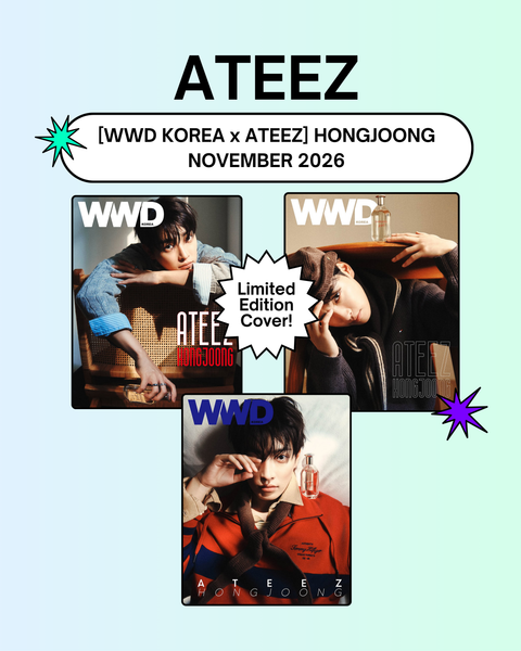 [10/21 WWD KOREA] ATEEZ: HONGJOONG - WWD KOREA NOVEMBER 2026 ISSUE (MAGAZINE) (PRE-ORDER)