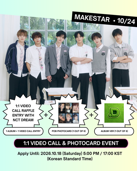 [10/24 MAKESTAR 1:1 VIDEO CALL EVENT] NCT DREAM - 6TH ALBUM [DREAM AFTER DREAM] (Jewel Case Ver.) (PRE-ORDER)
