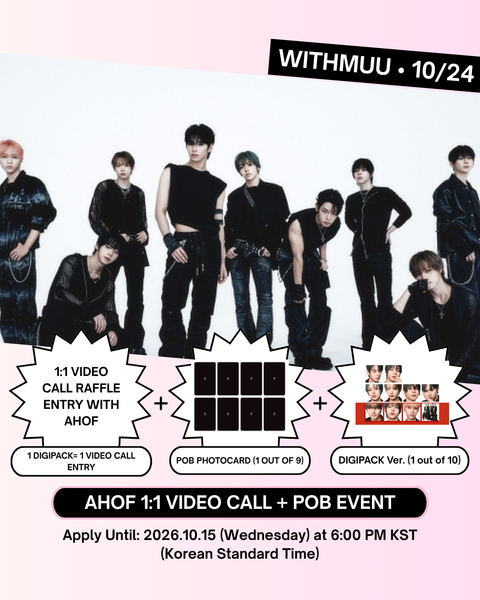 [10/24 WITHMUU VIDEO CALL EVENT] AHOF - RUN TO YOU 3RD MINI ALBUM (DIGIPACK VER.) (PRE-ORDER)