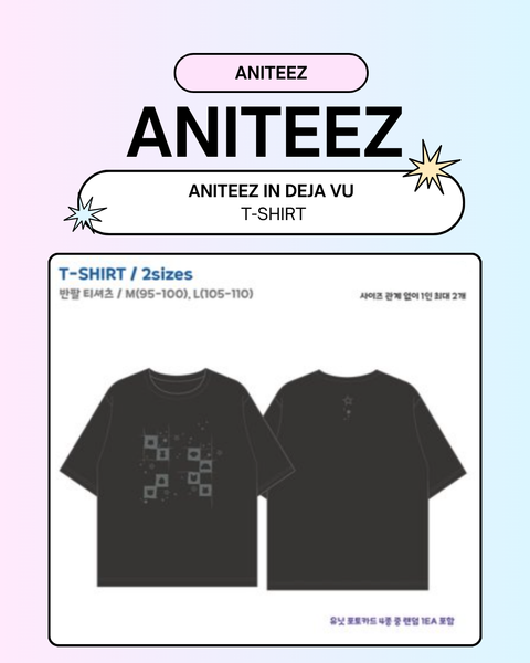 09/06 ANITEEZ IN DEJA VU] ATEEZ - T-SHIRT (PRE-ORDER) | WONDERNARA