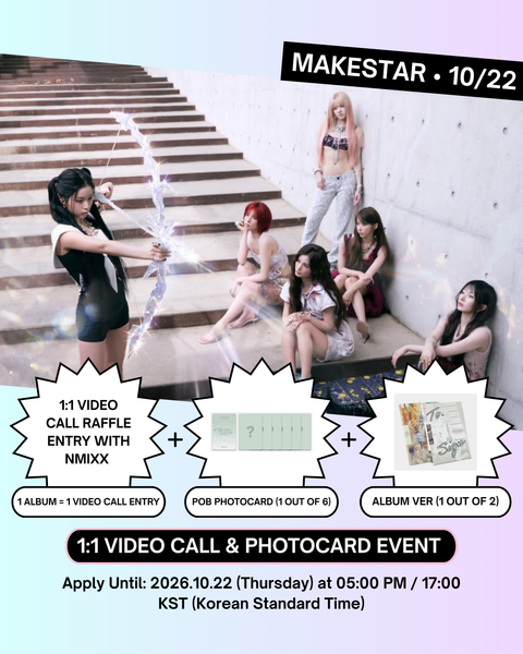 [11/01 MAKESTAR 1:1 VIDEO CALL EVENT] NMIXX - 6TH EP [Strange Muse] (ALBUM - Strange Ver. / Muse Ver.) (PRE-ORDER)