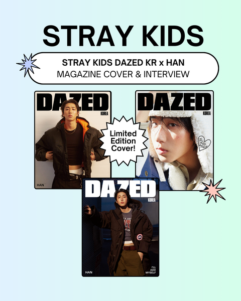 [11/09 DAZED KOREA] STRAY KIDS: HAN - DAZED 2026 WINTER EDITION (MAGAZINE) (PRE-ORDER)