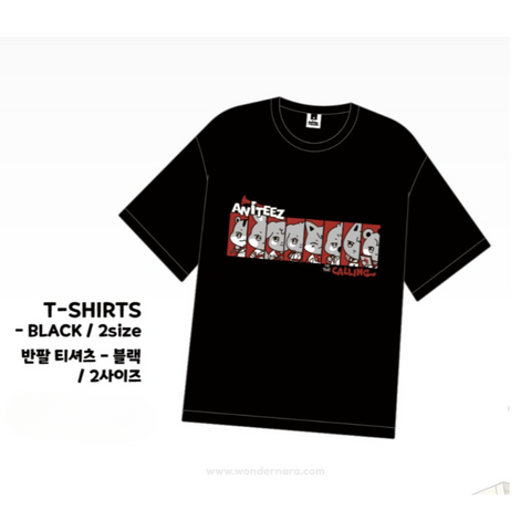 [9/21 ANITEEZ IN THE CALLING] T-Shirts – Black (PRE-ORDER)