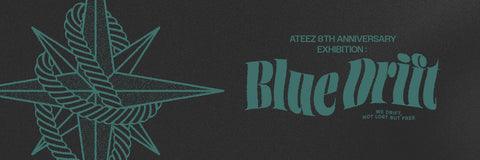 [10/11 BLUE DRIFT x ATEEZ] ATEEZ 8TH ANNIVERSARY EXHIBITION POP-UP MD (PREORDER)