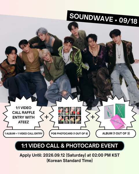 09/18 SOUNDWAVE 1:1 VIDEO CALL EVENT] ATEEZ - 14TH MINI ALBUM