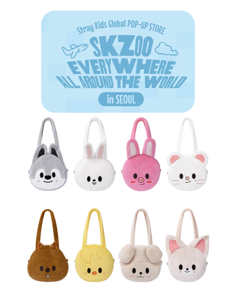SKZOO Everywhere All Around The World] SKZOO FACE SHOULDER BAG