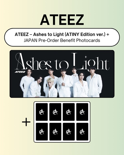 ATEEZ サン Ashes to Light HMV ラキロト モバガチャ ATEEZ Ashes to Light HMV モバガチャ サン ATEEZ JAPAN 2ND FULL