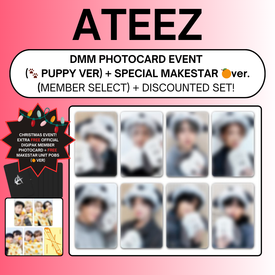 12/19 DEARMYMUSE PHOTOCARD EVENT] ATEEZ - GOLDEN HOUR: Part.2 (PRE