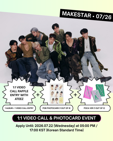 07/26 MAKESTAR 1:1 VIDEO CALL EVENT] ATEEZ - 14TH MINI ALBUM