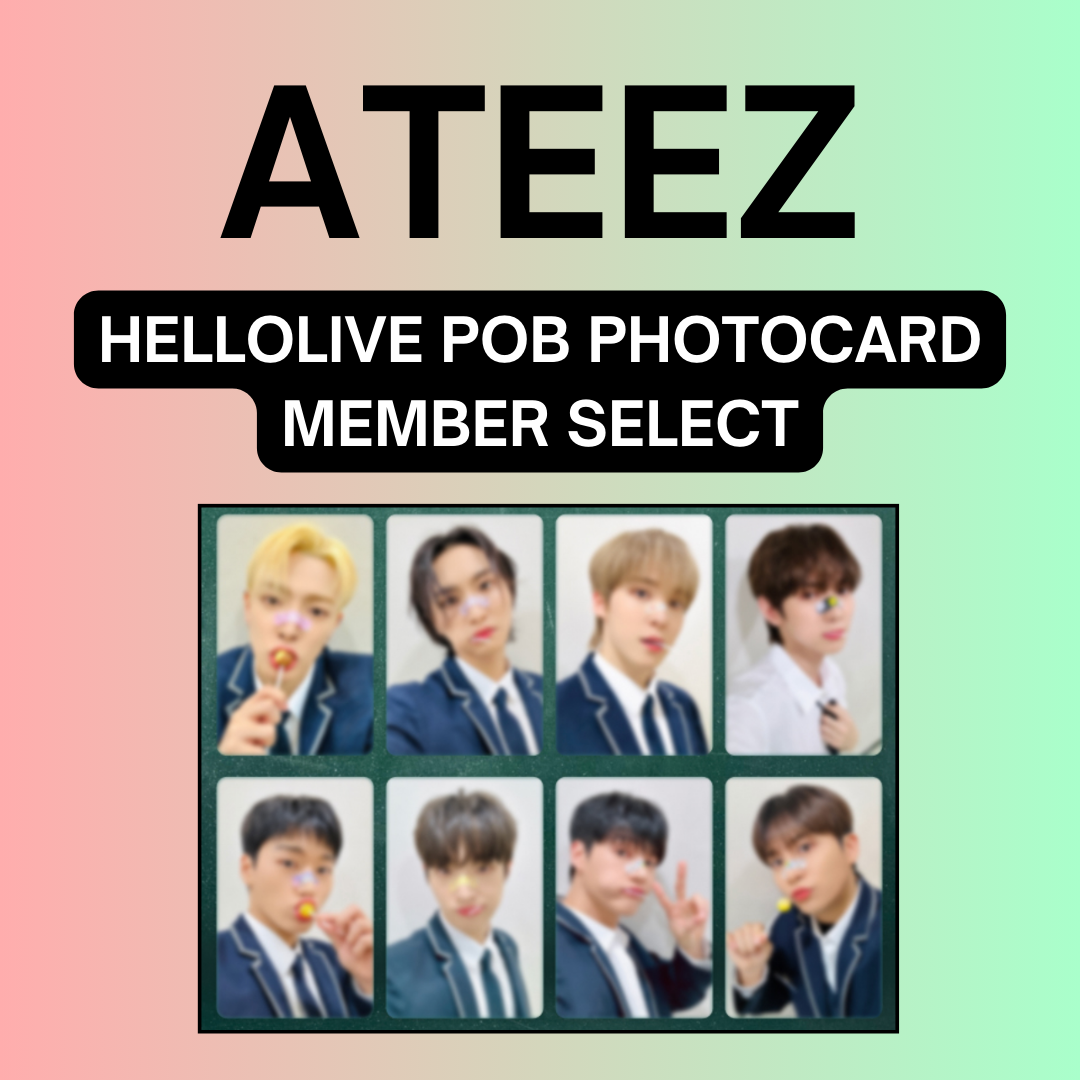 HELLOLIVE POB PHOTOCARD MEMBER SELECT] ATEEZ: THE WORLD EP.FIN