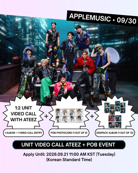 09/30 APPLEMUSIC UNIT VIDEO CALL EVENT] ATEEZ GOLDEN HOUR Part.5