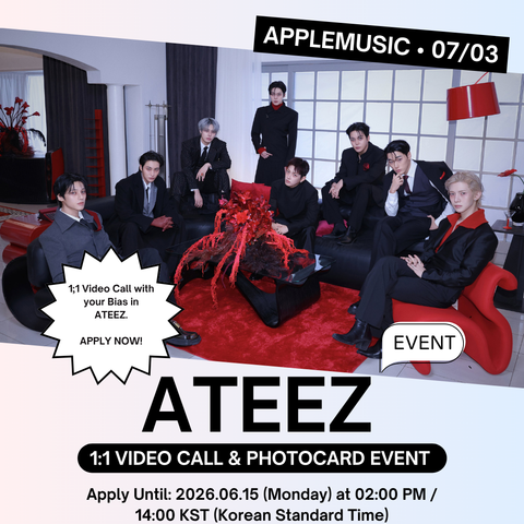 [07/03 APPLEMUSIC 1:1 VIDEO CALL EVENT] ATEEZ - 14TH MINI ALBUM [GOLDEN HOUR : Part.5] (DIGIPACK VER.)(PREORDER)