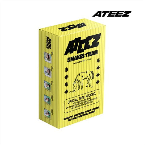 ATEEZ MIIMCA yellow official angled packaging view