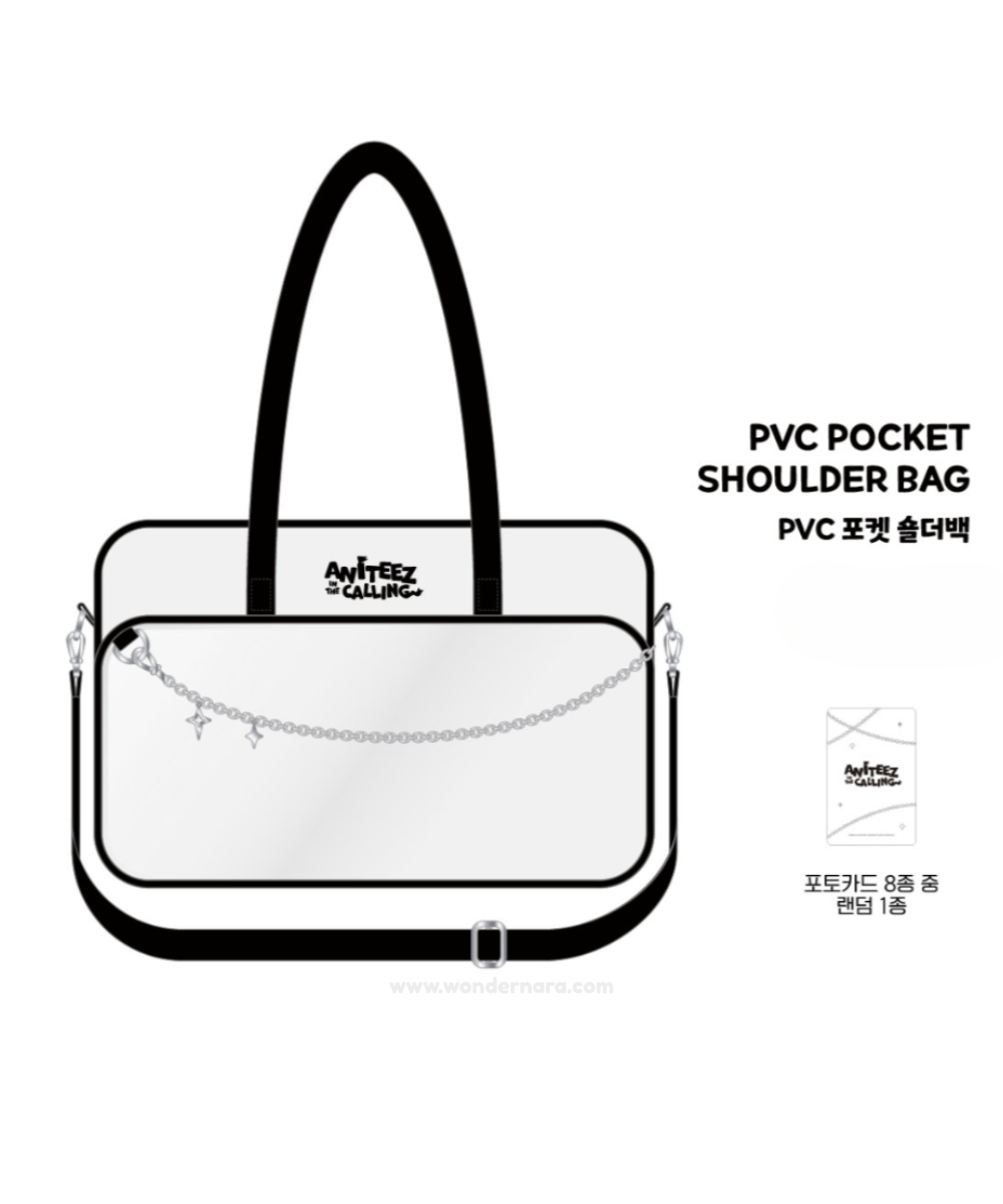 9/21 ANITEEZ IN THE CALLING] PVC Pocket Shoulder Bag (PRE-ORDER