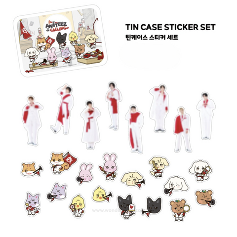 [9/21 ANITEEZ IN THE CALLING] Tin Case Sticker Set (PRE-ORDER)