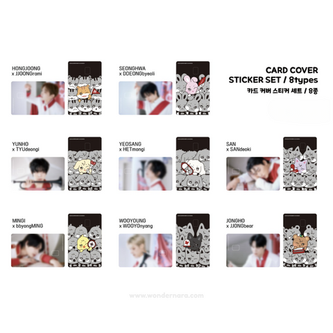 [9/21 ANITEEZ IN THE CALLING] Card Cover Sticker Set (PRE-ORDER)