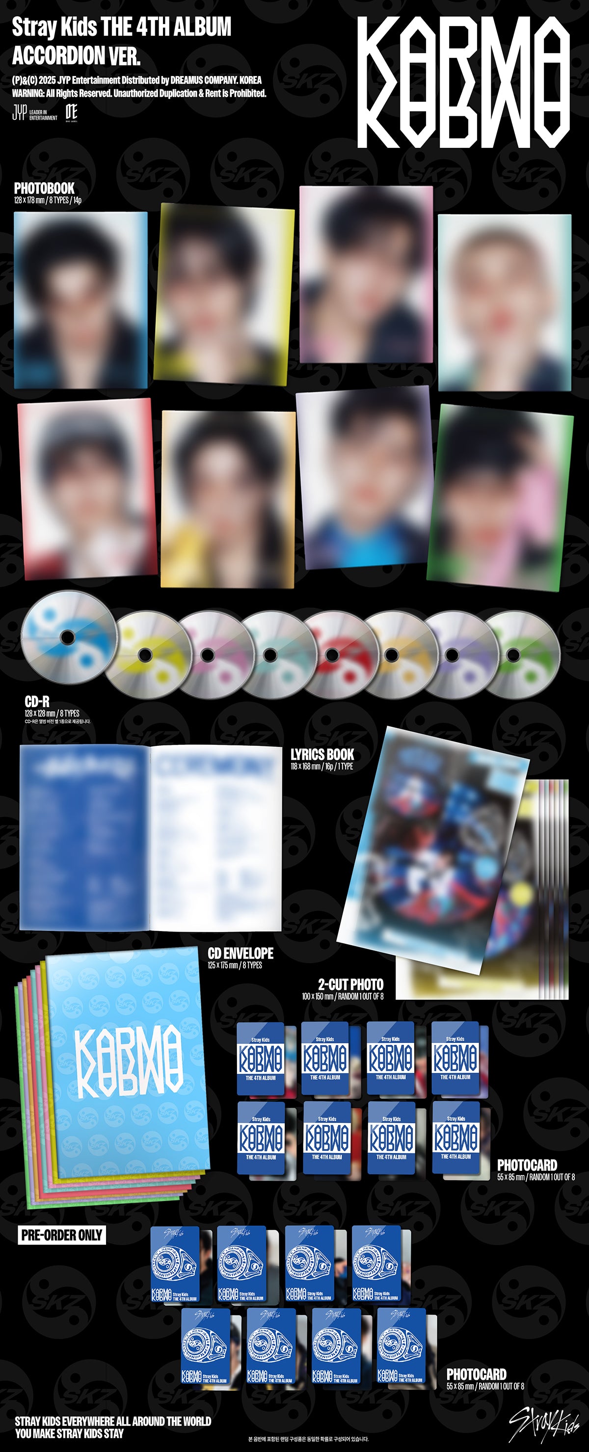 08/21 PHOTOCARD EVENT] STRAY KIDS – KARMA (ACCORDION VER.) + PRE