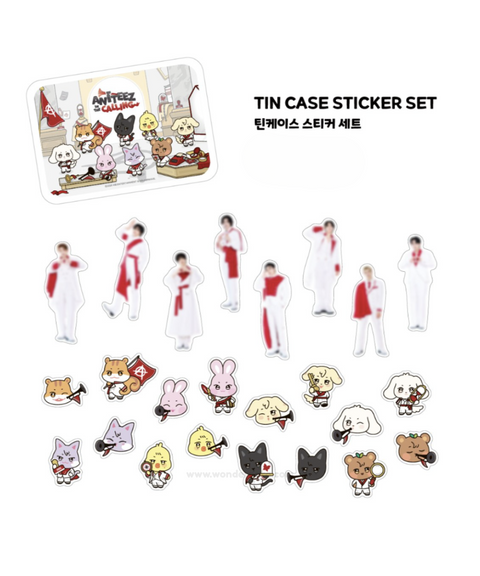 [9/21 ANITEEZ IN THE CALLING] Tin Case Sticker Set (PRE-ORDER)