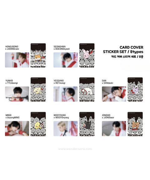 [9/21 ANITEEZ IN THE CALLING] Card Cover Sticker Set (PRE-ORDER)