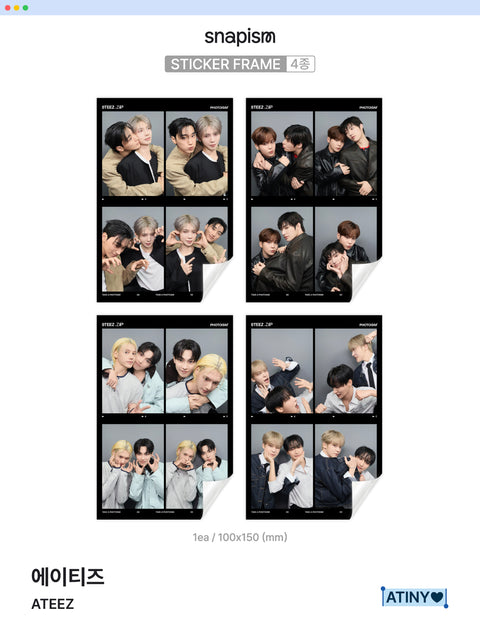 [11/09 PHOTOISM X ATEEZ 8TEEZ.ZIP] ARTIST FRAME & SNAPISM - 8TH DEBUT ANNIVERSARY (PRE-ORDER)
