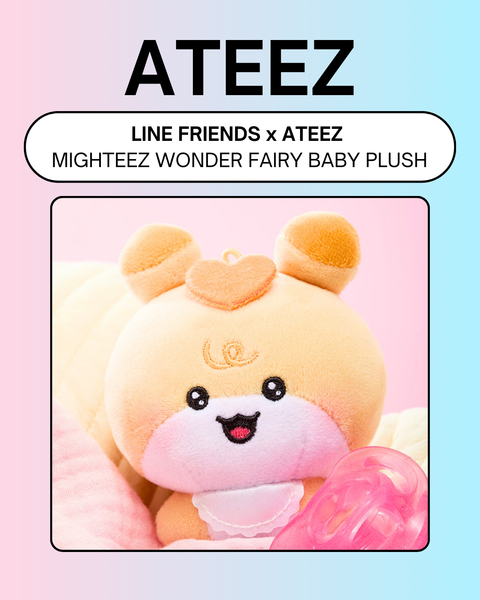 [LINE FRIENDS x ATEEZ] MIGHTEEZ WONDER FAIRY BABY PLUSH (PRE-ORDER)