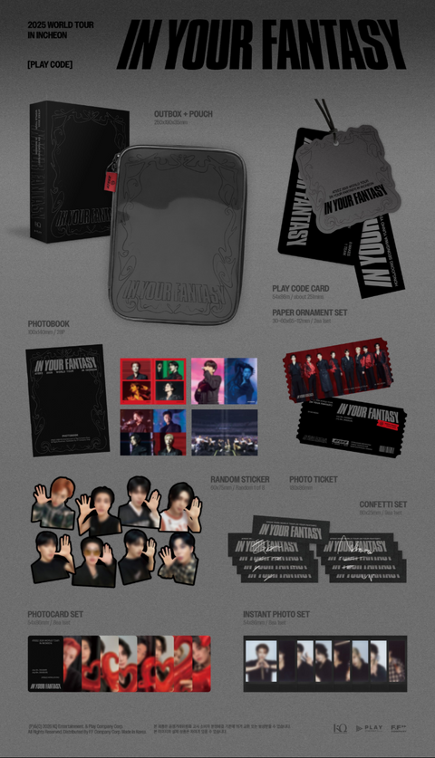 [ATEEZ 2025 WORLD TOUR POB EVENT] [IN YOUR FANTASY] IN INCHEON PLAYCODE (PRE-ORDER)