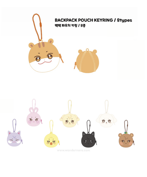 [9/21 ANITEEZ IN THE CALLING] Backpack Pouch Keyring (PRE-ORDER)