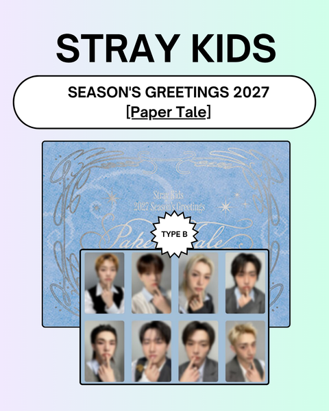 [10/14] STRAY KIDS - 2027 SEASON'S GREETINGS [Paper Tale] (PRE-ORDER)